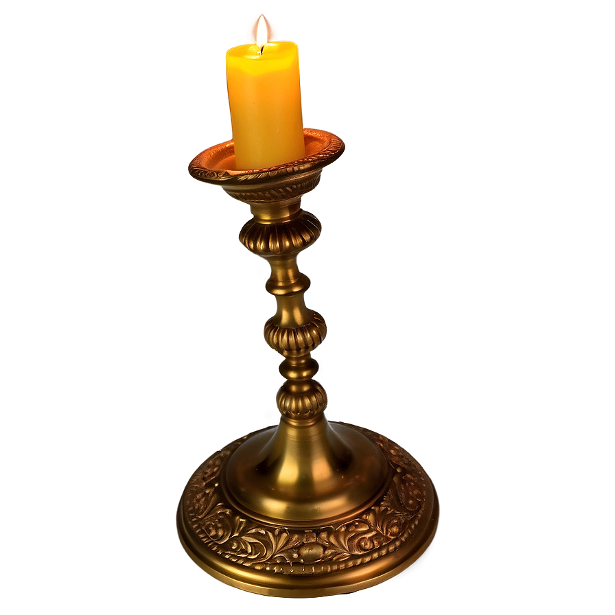 Vintage Candlestick Png Obp65 PNG Image