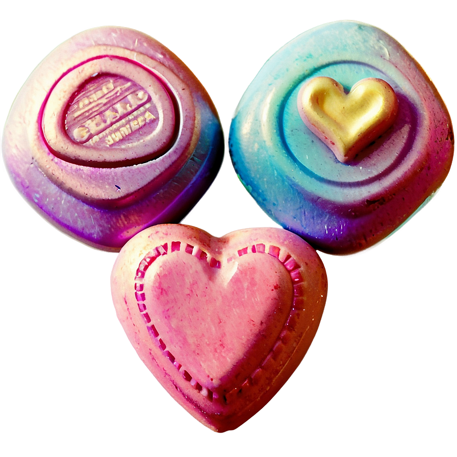 Vintage Candy Hearts Png 13 PNG Image