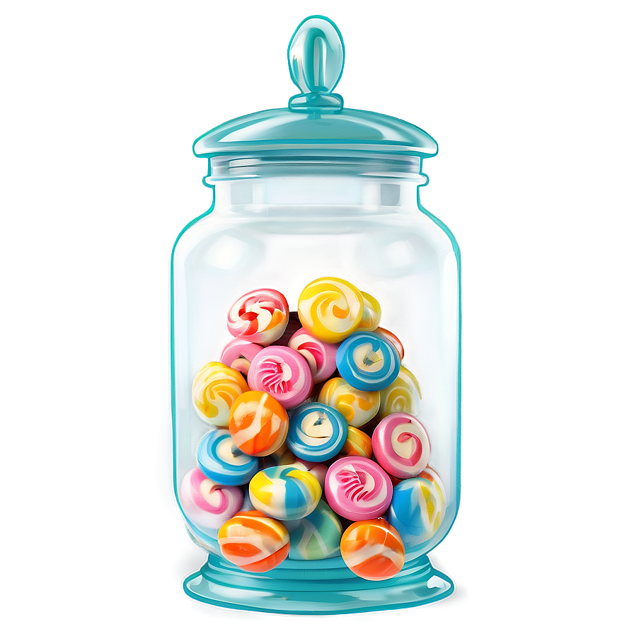 Vintage Candy Jar Png Msh PNG Image