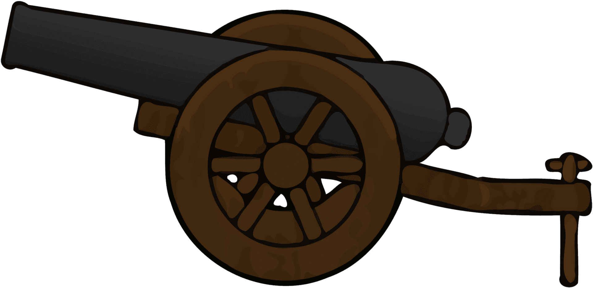 Vintage Cannon Illustration PNG Image