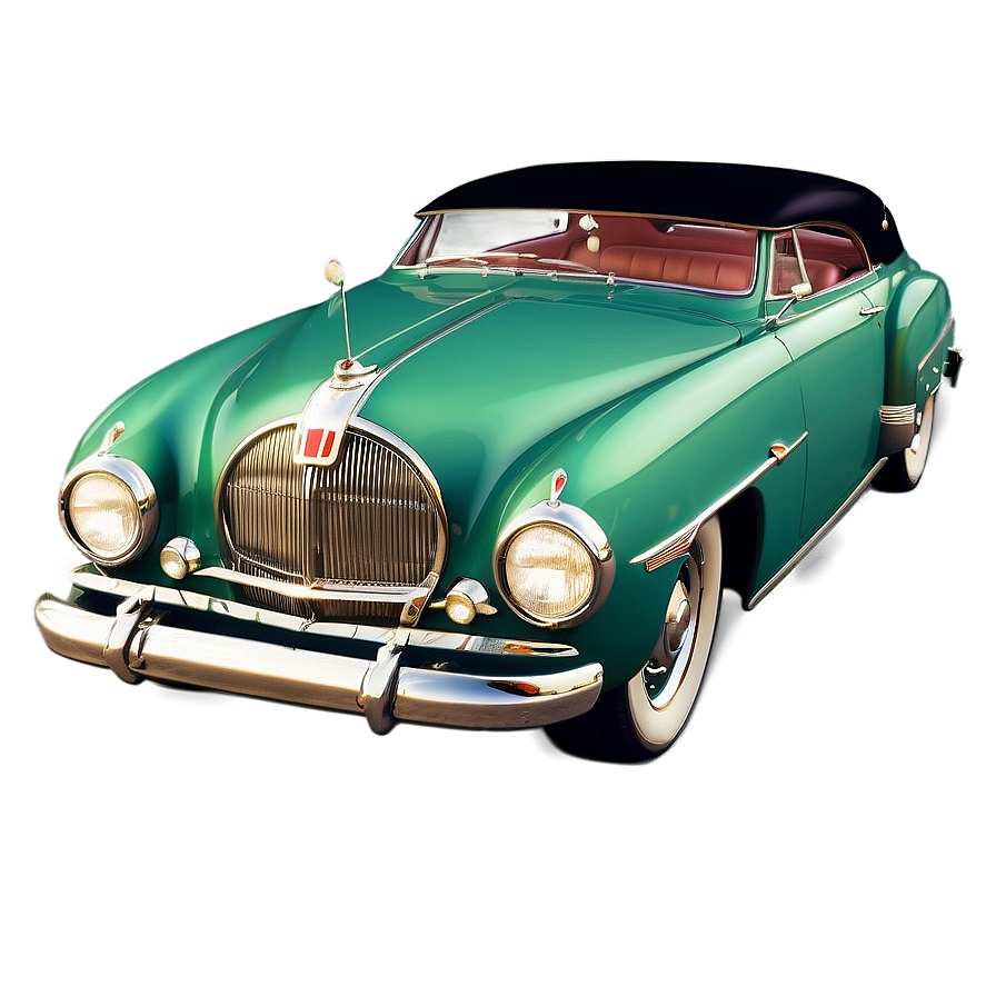 Vintage Car And Fashion Era Png Nbd PNG Image