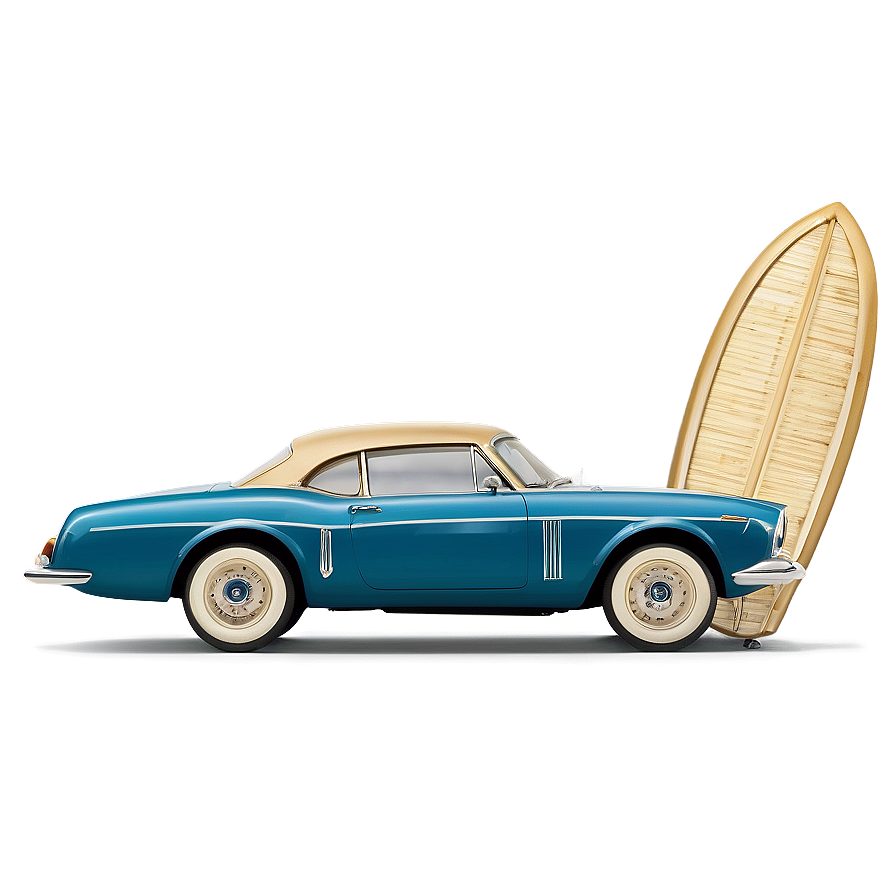 Vintage Car At The Beach Png 91 PNG Image