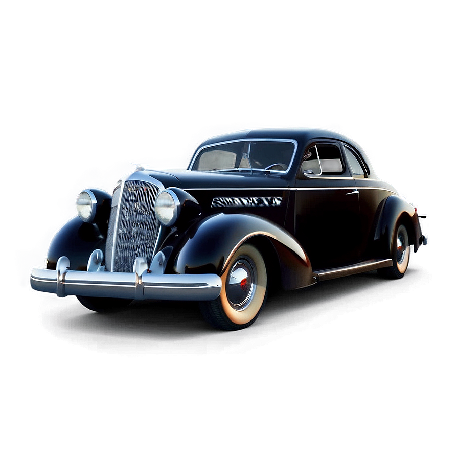 Vintage Car In Film Noir Png 91 PNG Image