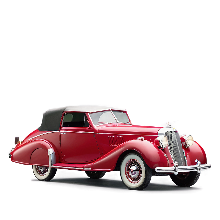 Vintage Car With Elegant Detailing Png Dsj PNG Image