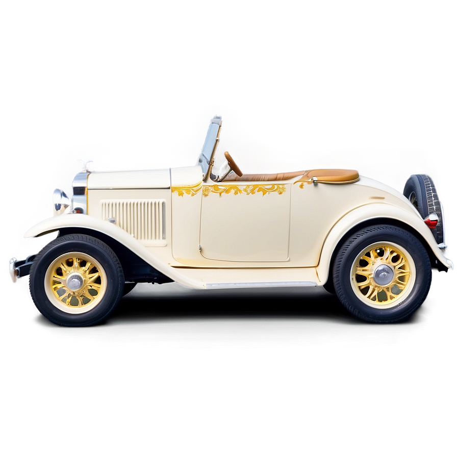 Vintage Car With Elegant Detailing Png Tdo46 PNG Image