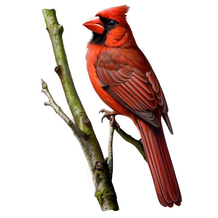 Vintage Cardinal Drawing Png Pxu PNG Image