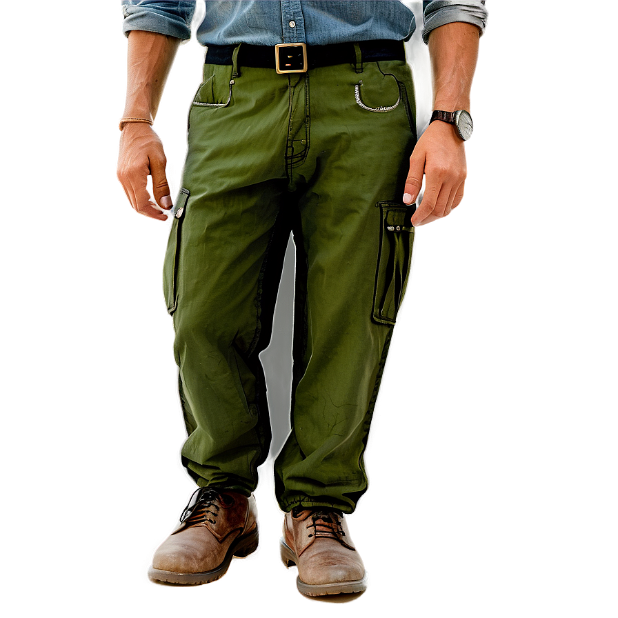 Vintage Cargo Pants Png Qpd PNG Image