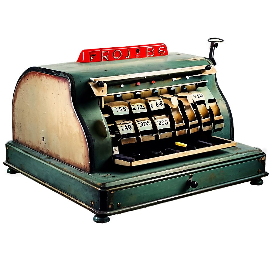 Vintage Cash Register Png Ufe PNG Image