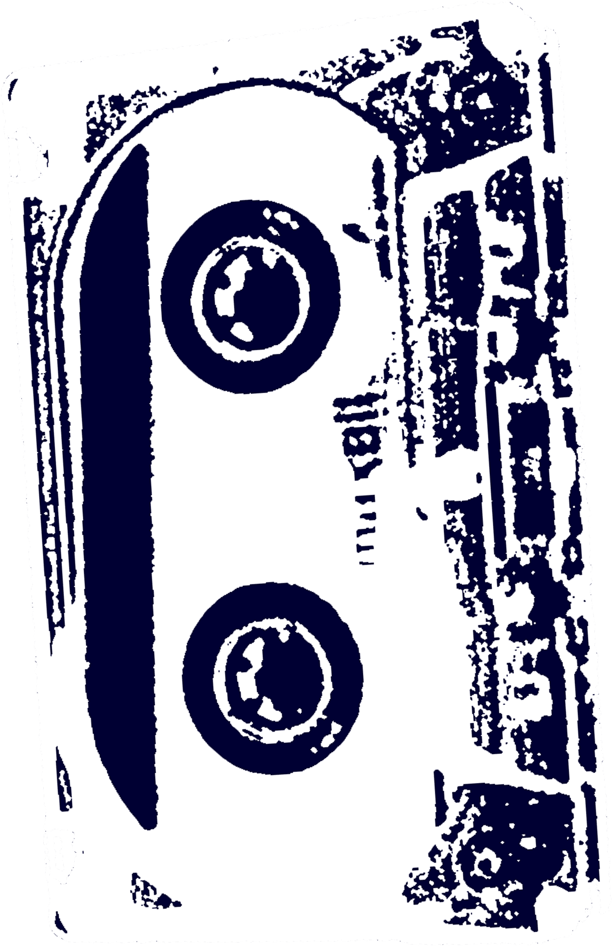 Vintage Cassette Tape Graphic PNG Image