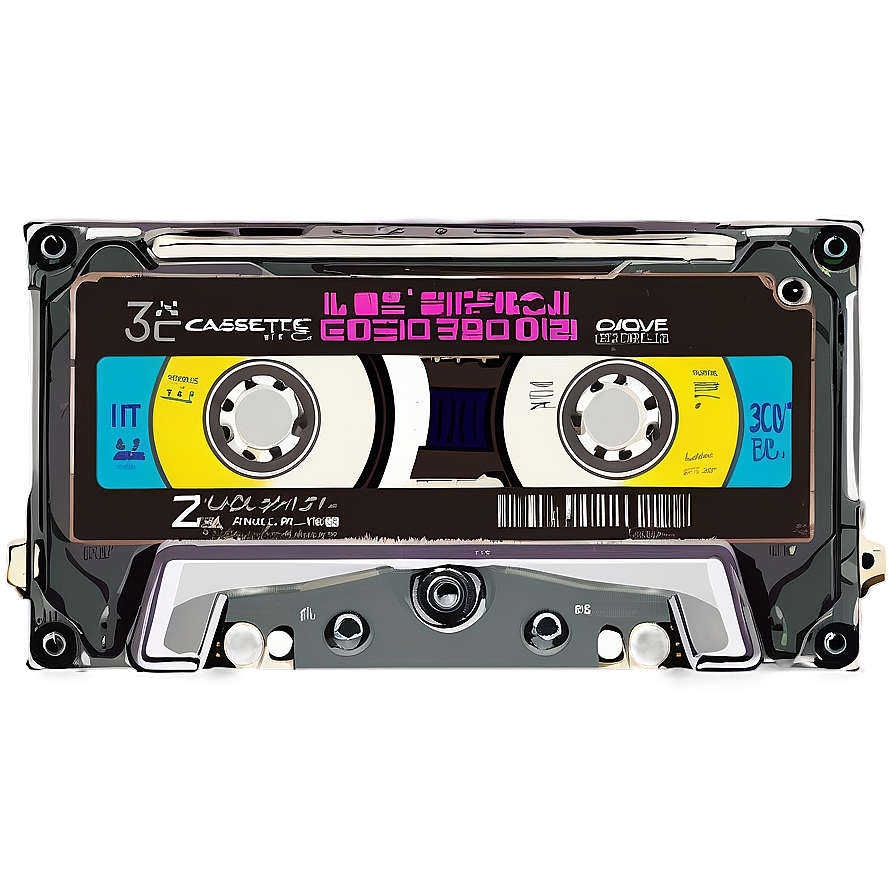 Vintage Cassette Tape Png 05252024 PNG Image