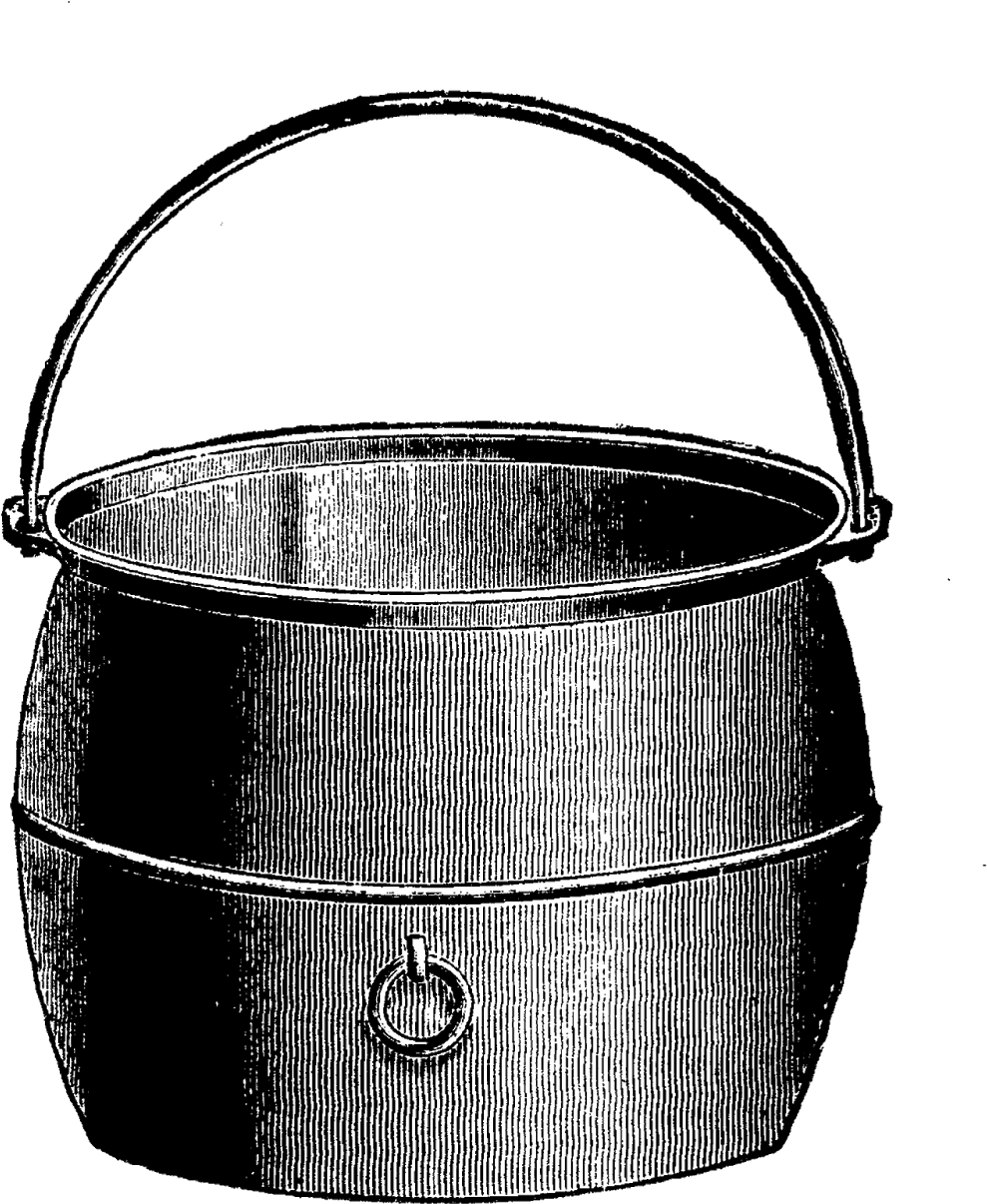 Vintage Cast Iron Cauldron Illustration PNG Image