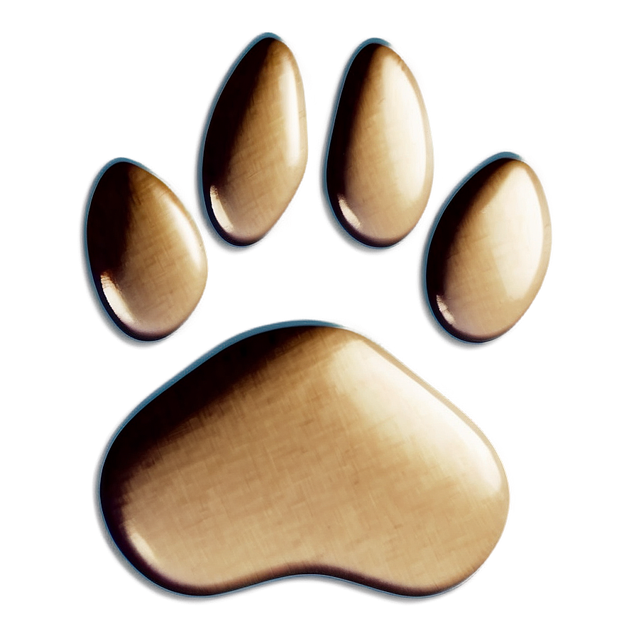 Vintage Cat Paw Print Png Shi53 PNG Image