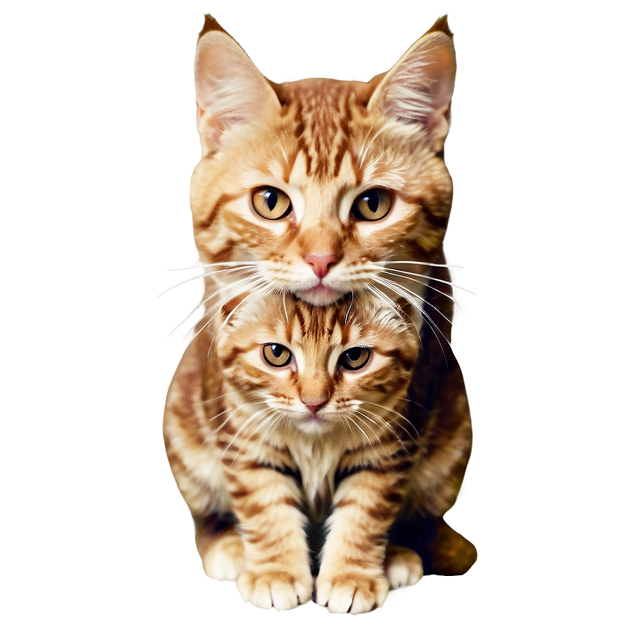 Vintage Cat Poster Png D PNG Image