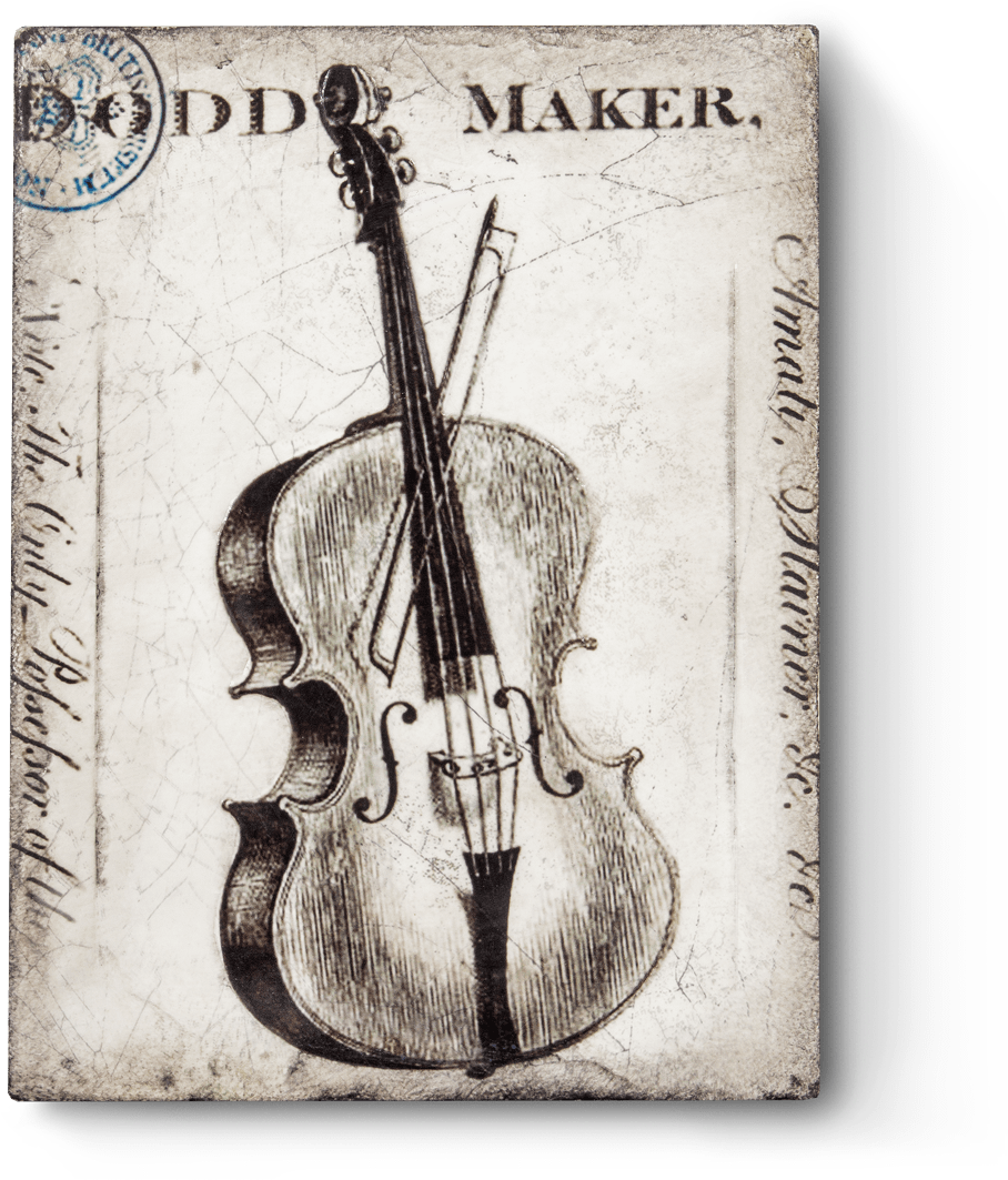 Vintage Cello Illustration PNG Image