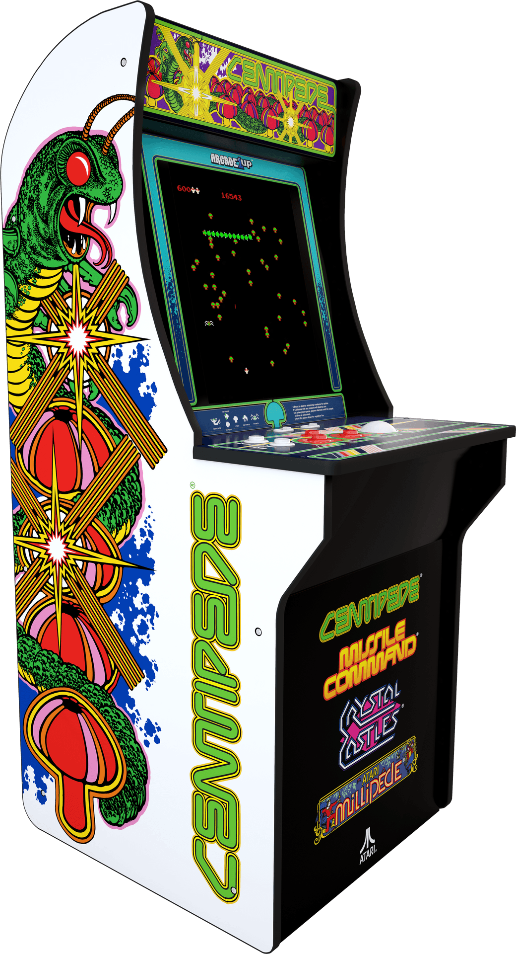 Vintage Centipede Arcade Machine PNG Image