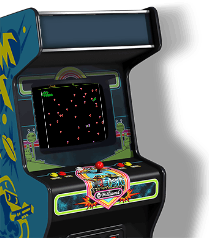 Vintage Centipede Arcade Machine PNG Image