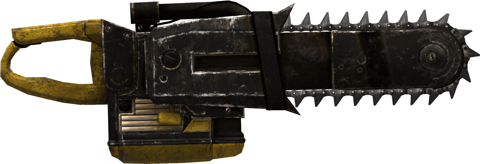 Vintage Chainsaw Isolated PNG Image