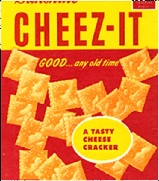 Vintage Cheez It Advert PNG Image