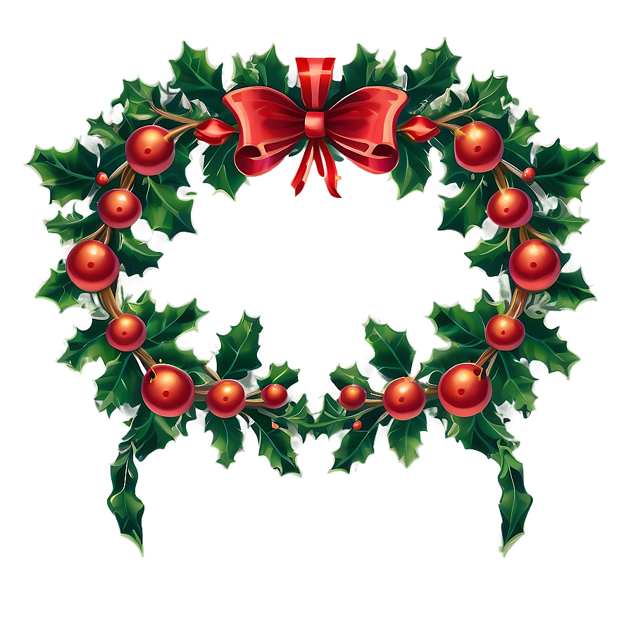 Vintage Christmas Frame Png 05252024 PNG Image