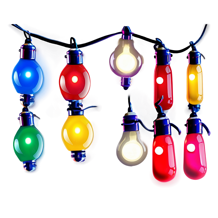 Vintage Christmas Lights Png 05032024 PNG Image