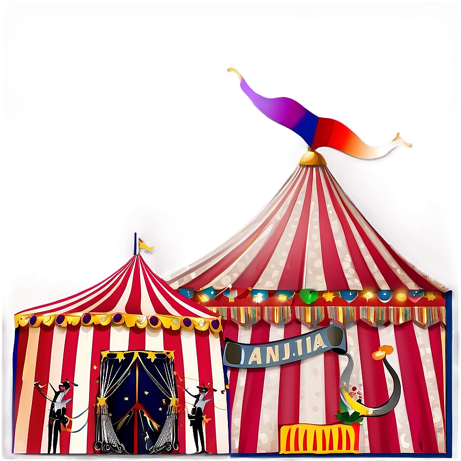 Vintage Circus Poster Png Ieg81 PNG Image