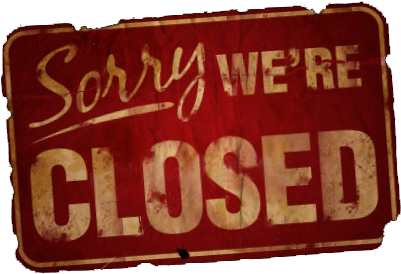 Vintage Closed Sign PNG Image