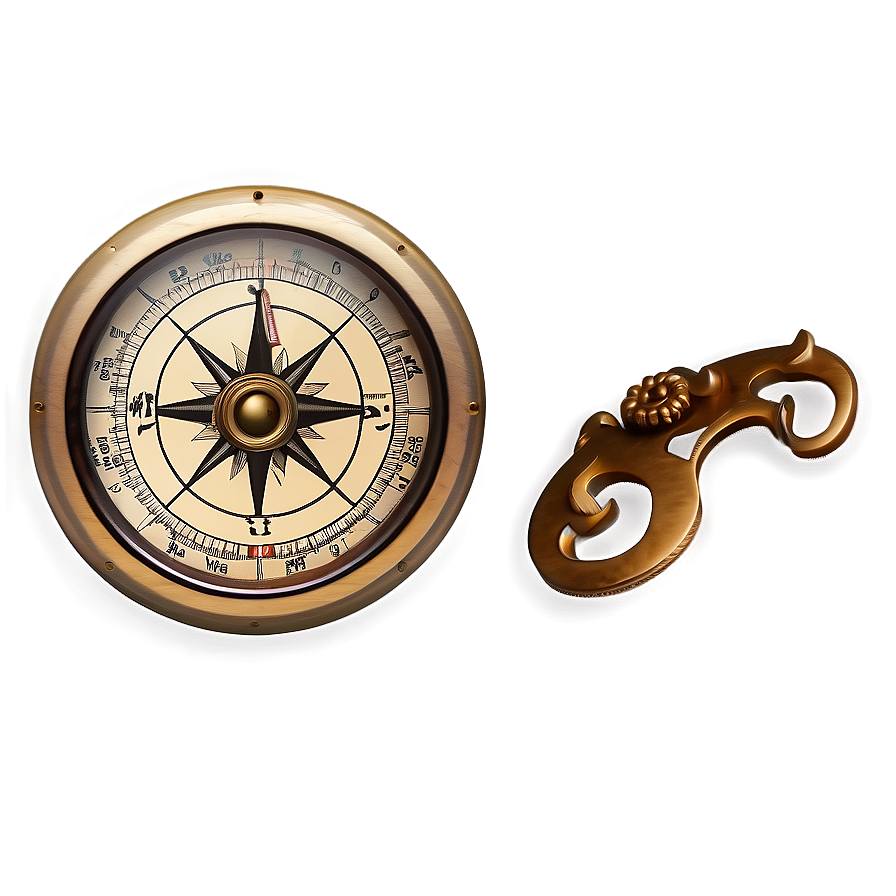 Vintage Compass Png 06112024 PNG Image