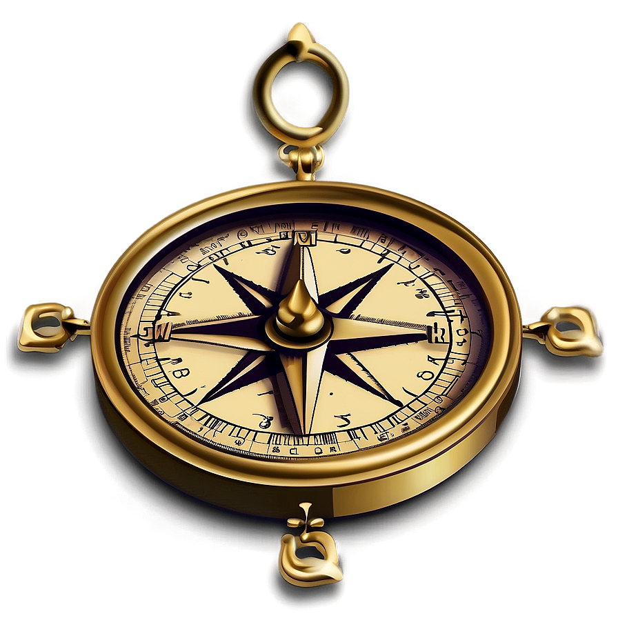 Vintage Compass Png Ocs70 PNG Image