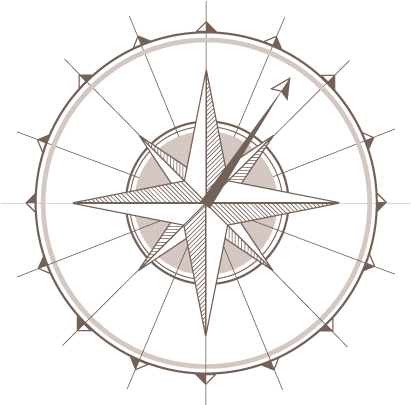 Vintage Compass Rose Graphic PNG Image