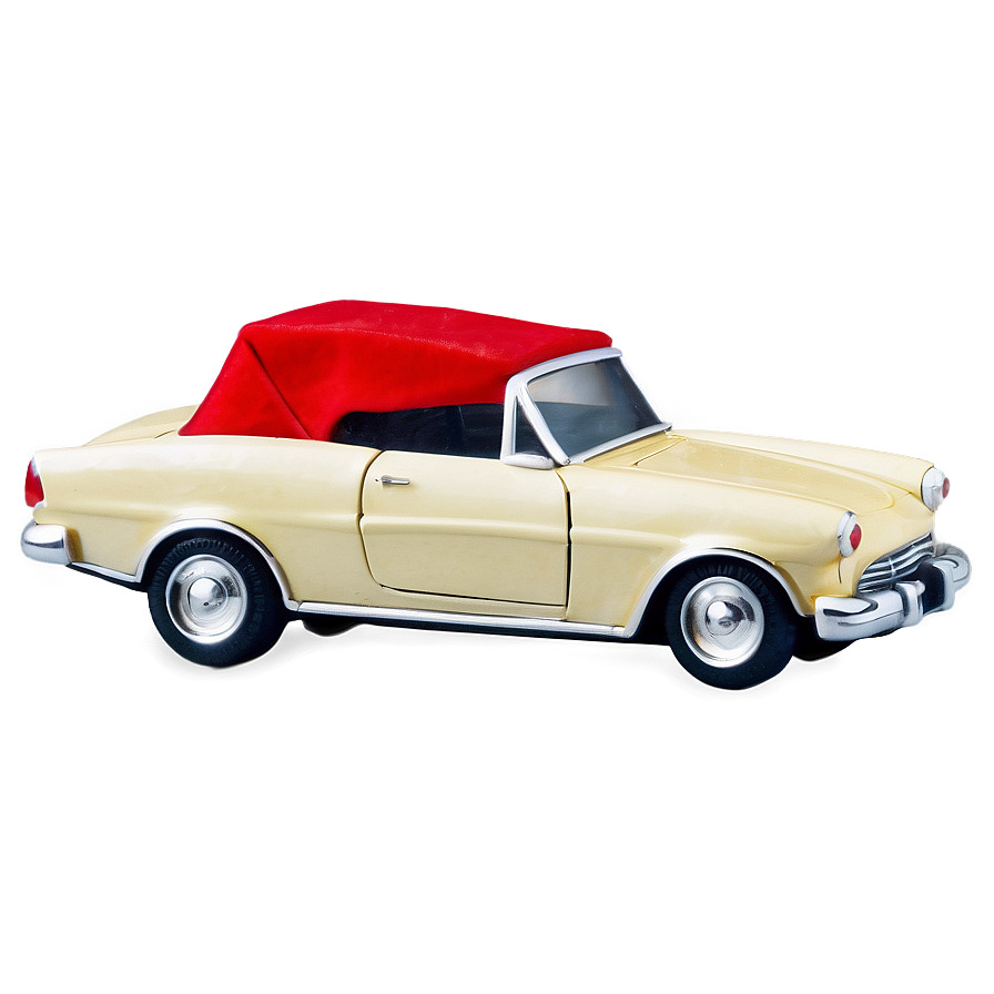 Vintage Convertible Car Charm Png Ahf PNG Image