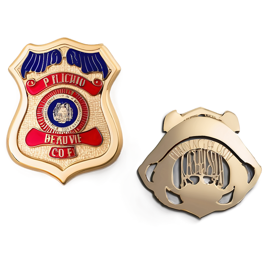 Vintage Cop Badge Art Png Eay21 PNG Image