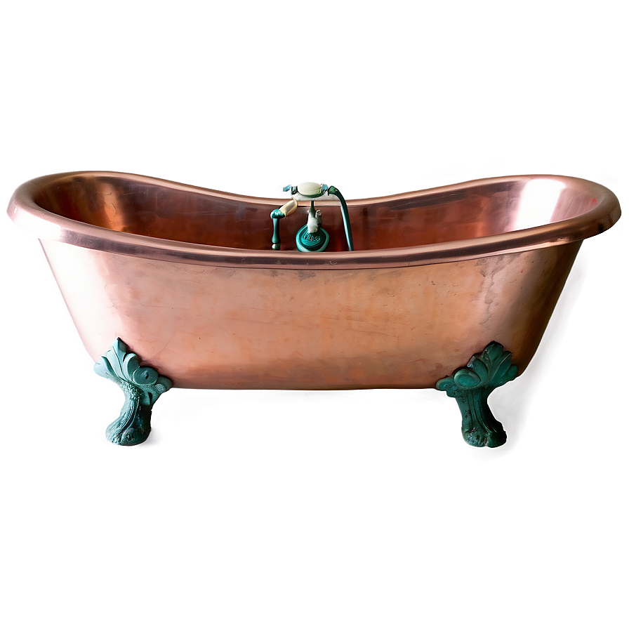 Vintage Copper Bathtub Png 73 PNG Image