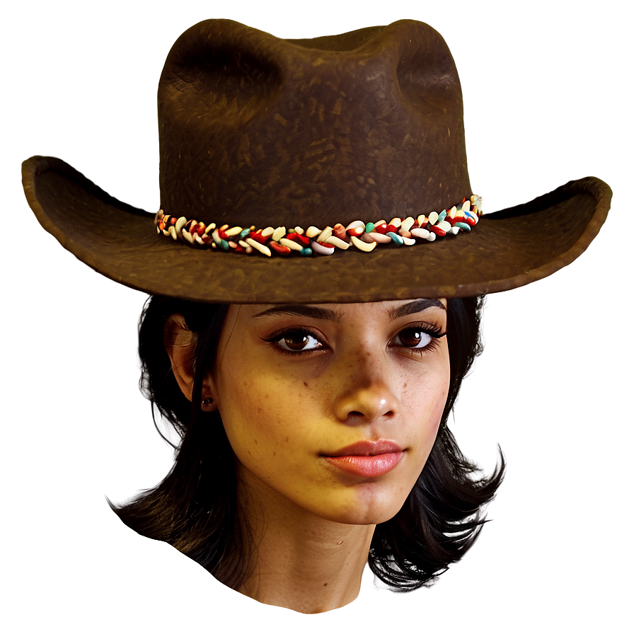 Vintage Cowboy Hat Png Qgv44 PNG Image