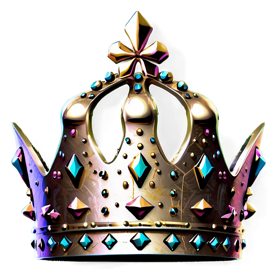 Vintage Crown Artwork Png Geh PNG Image