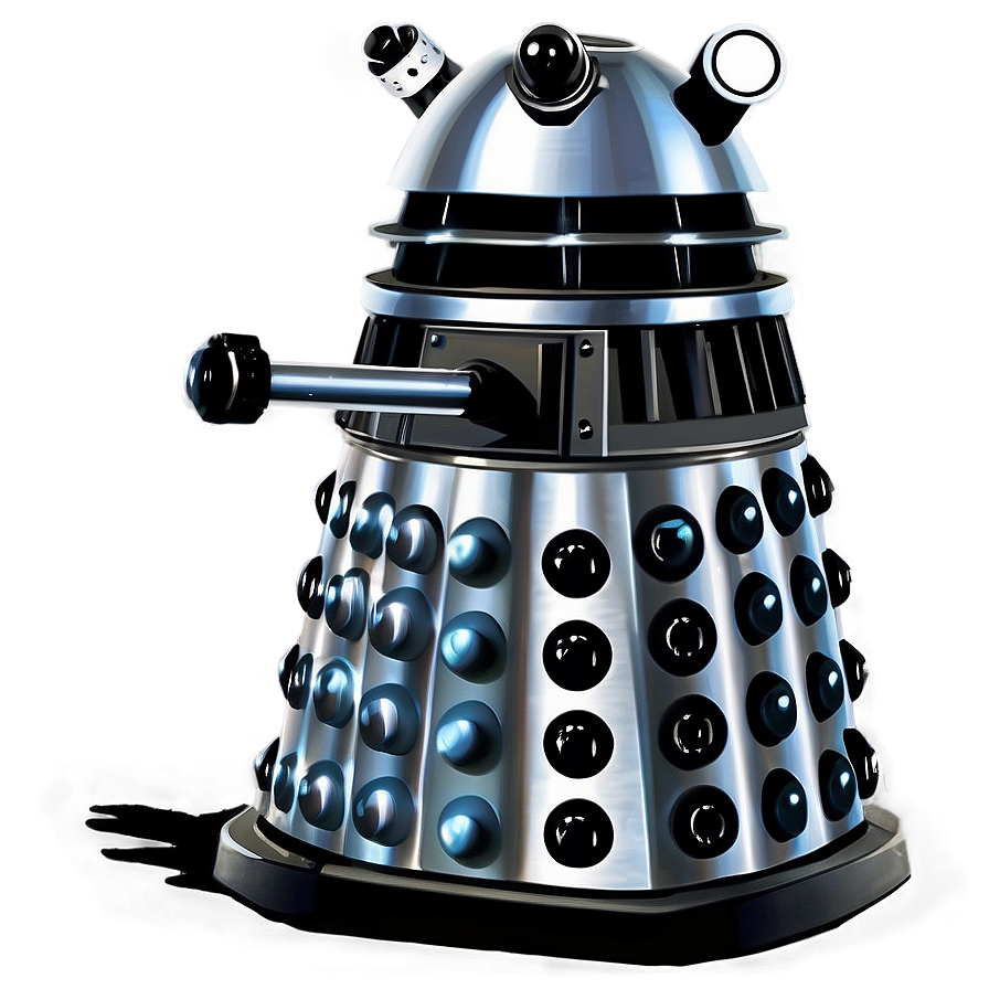 Vintage Dalek Poster Png 06242024 PNG Image