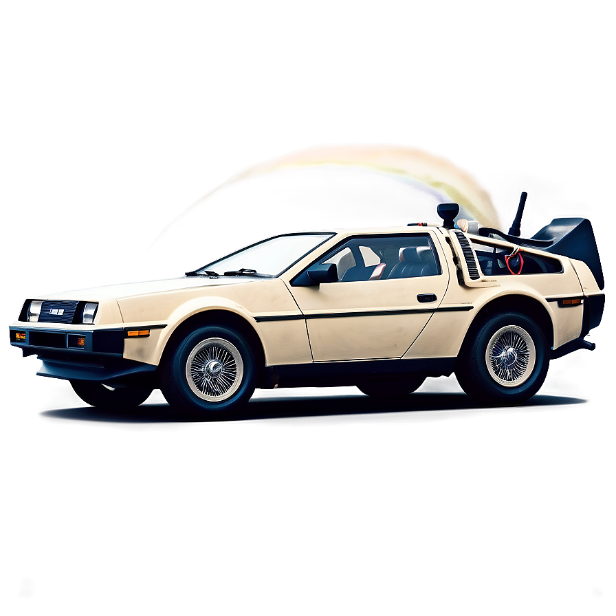 Vintage Delorean Model Illustration Png Ykv PNG Image