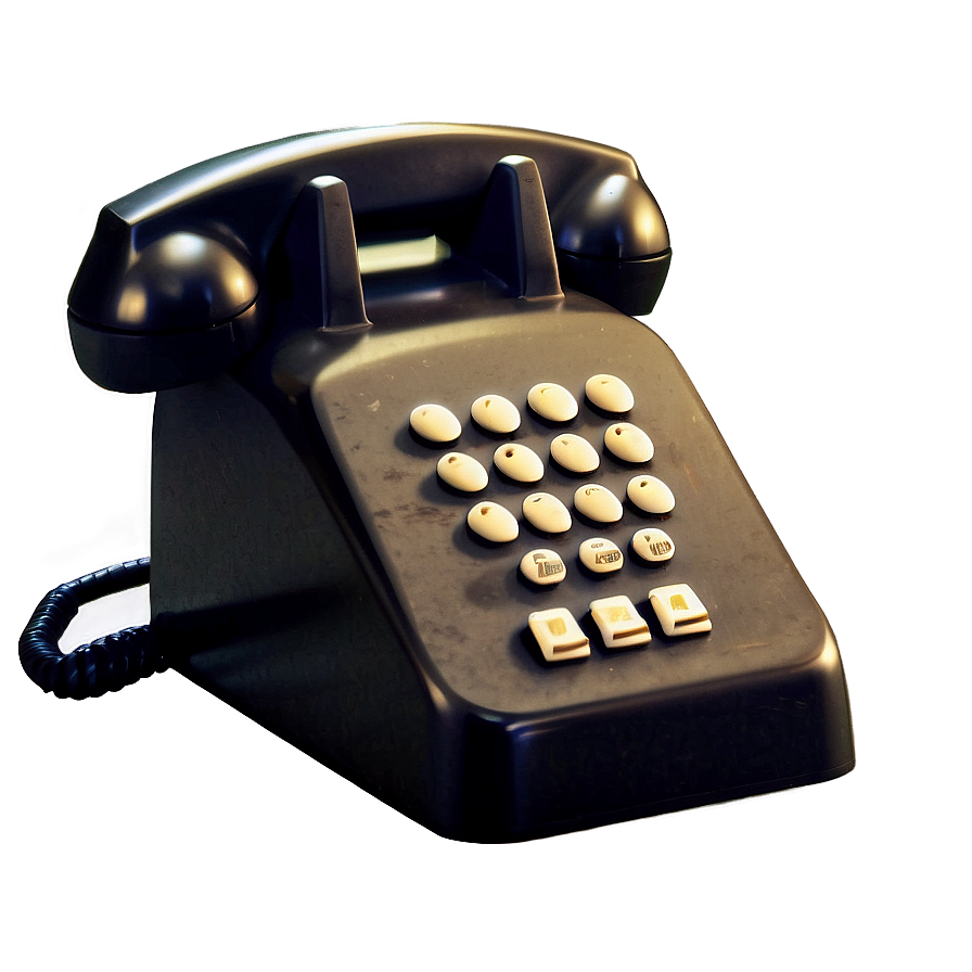 Vintage Desk Phone Png Efo PNG Image