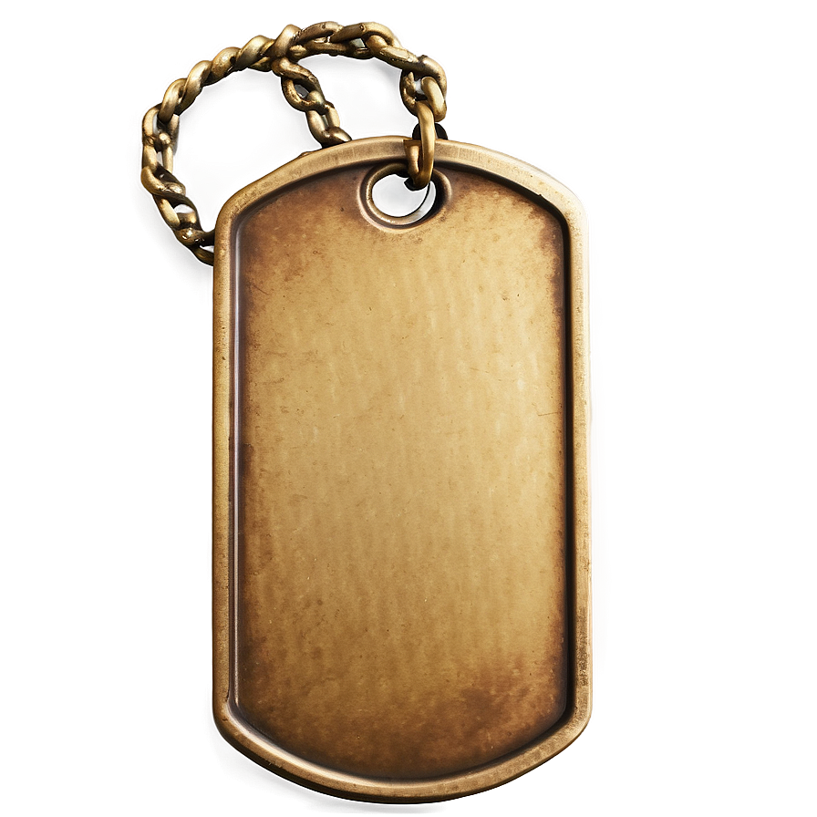 Vintage Dog Tag Picture Png Pri PNG Image