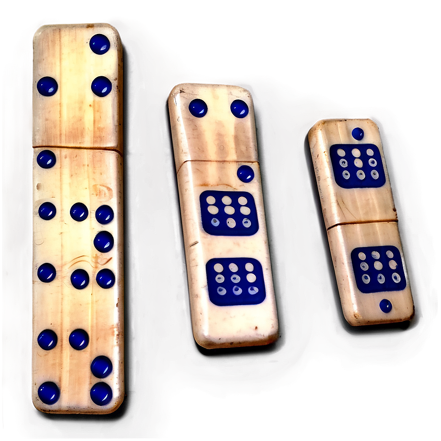 Vintage Dominoes Box Set Png 06122024 PNG Image