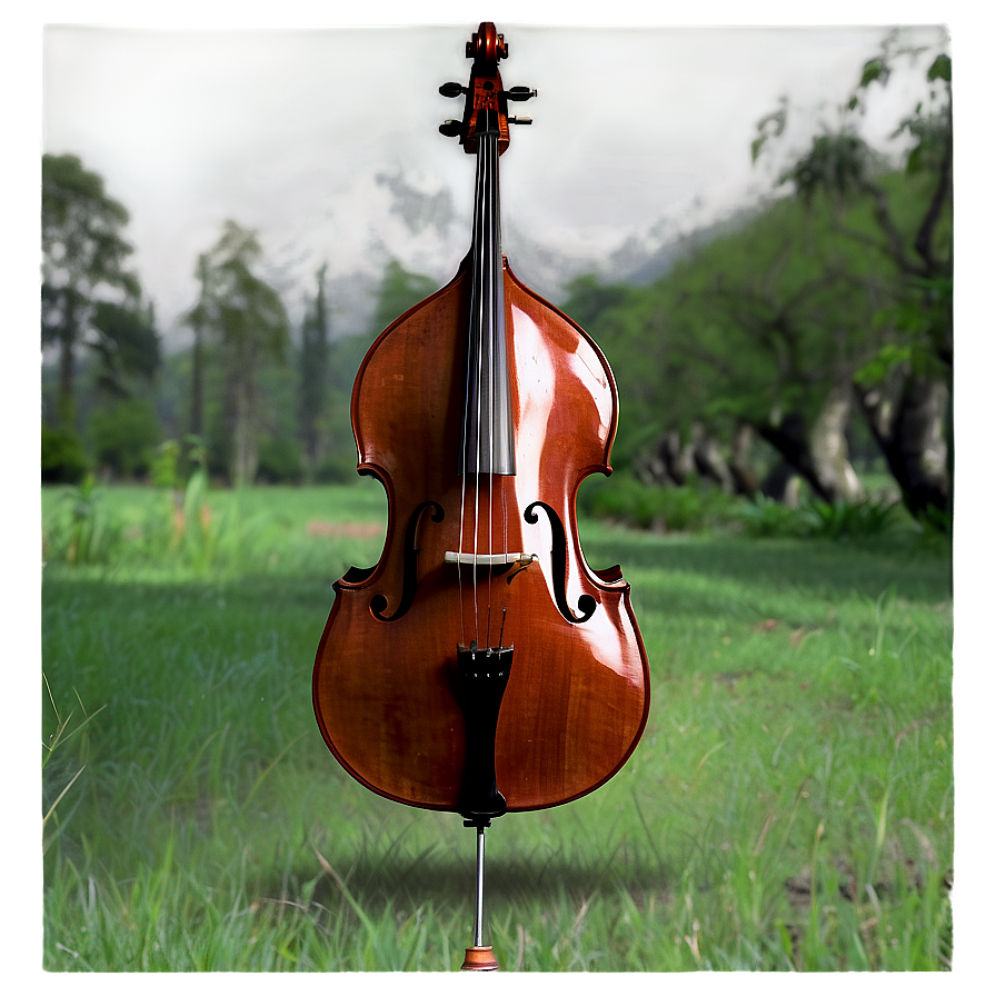 Vintage Double Bass Png 50 PNG Image