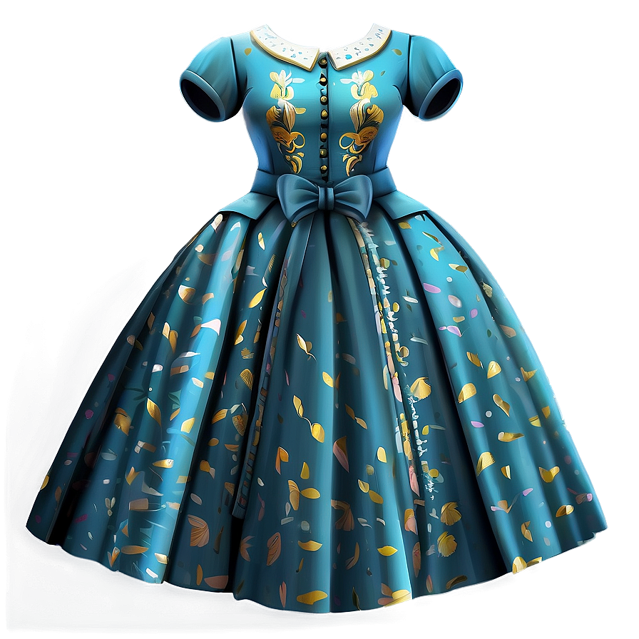 Vintage Dress Png Kto PNG Image