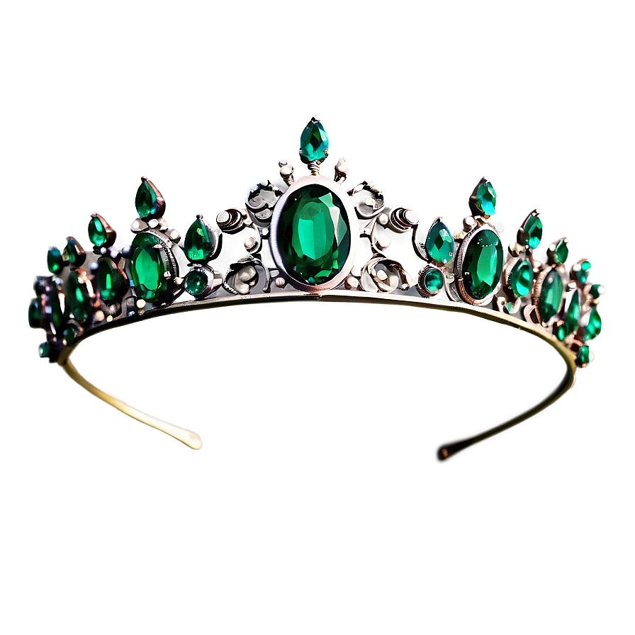 Vintage Emerald Tiara Png Rdb PNG Image