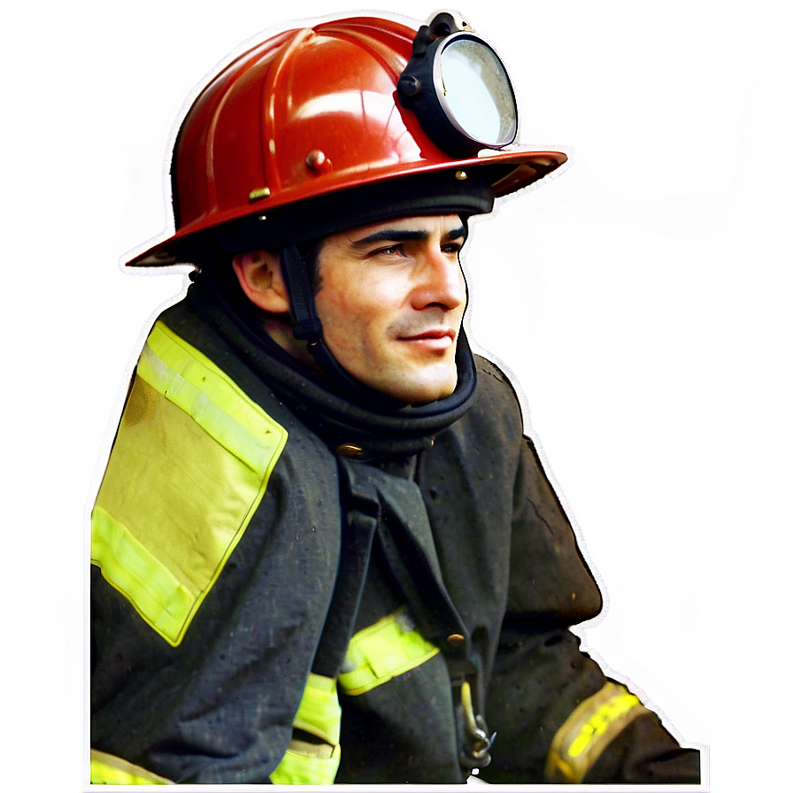 Vintage Fireman Png Slo30 PNG Image