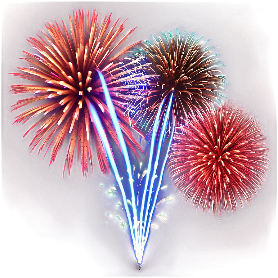 Vintage Fireworks Png Uwo PNG Image