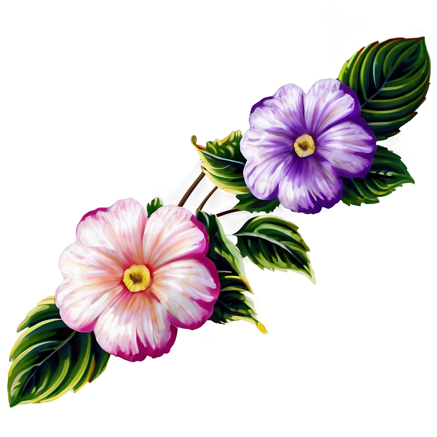 Vintage Flower Transparent Png Snq30 PNG Image