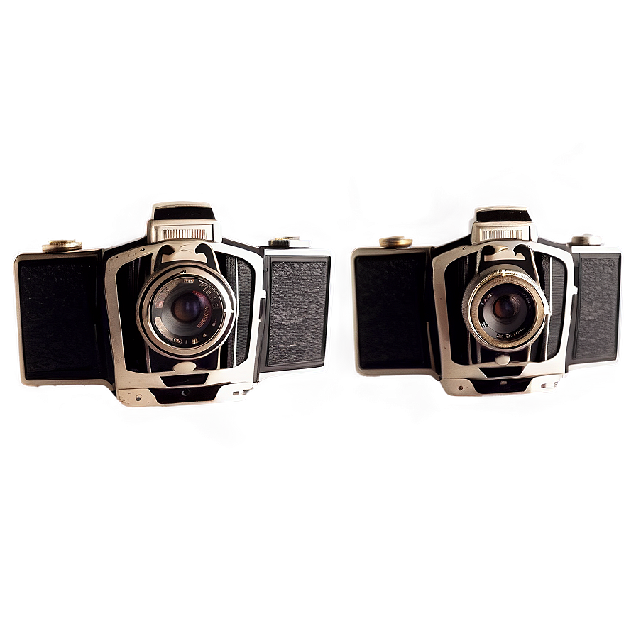 Vintage Folding Camera Png Hny PNG Image