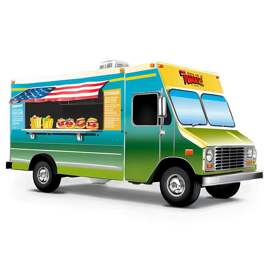 Vintage Food Truck Png Ioy PNG Image