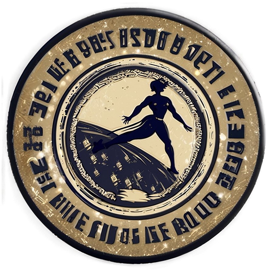 Vintage Frisbee Design Png Dio PNG Image