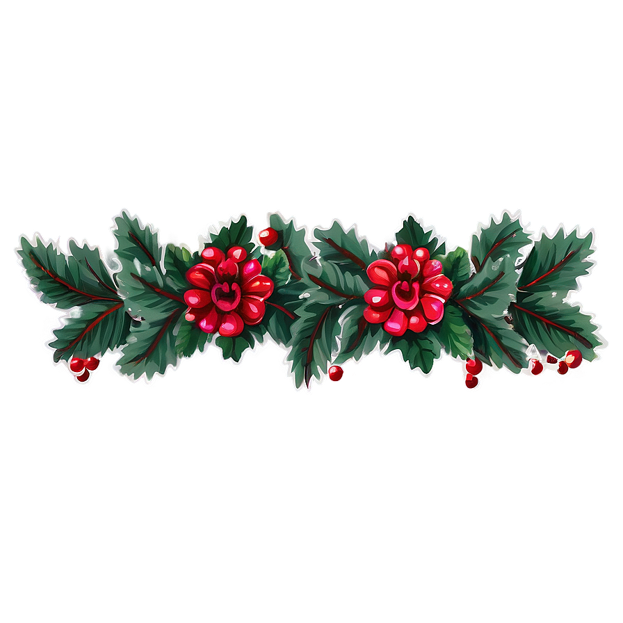 Vintage Garland Png 3 PNG Image