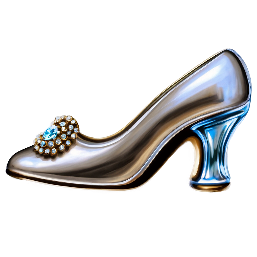 Vintage Glass Slipper Clip Png Pup19 PNG Image